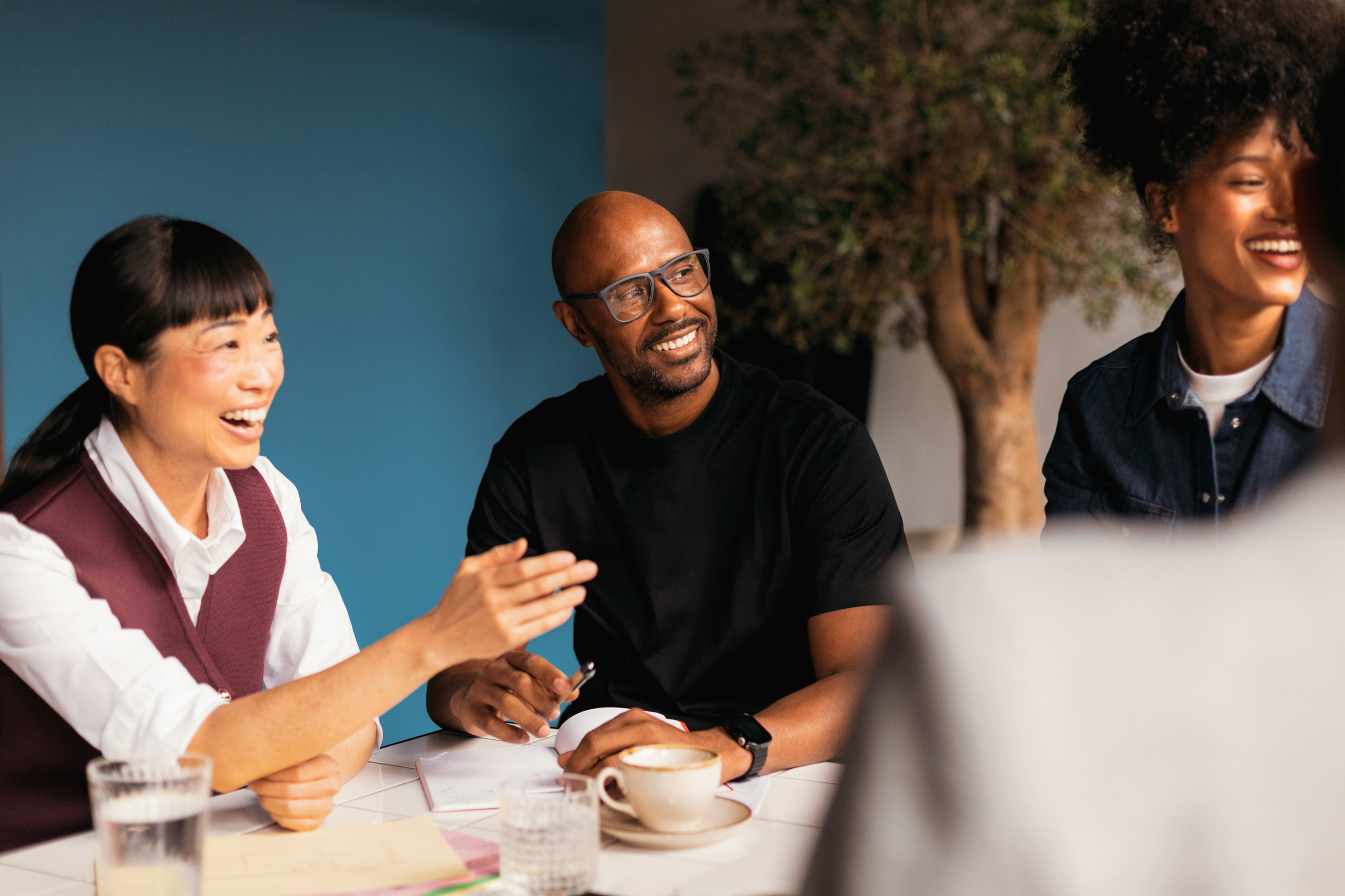 team working together