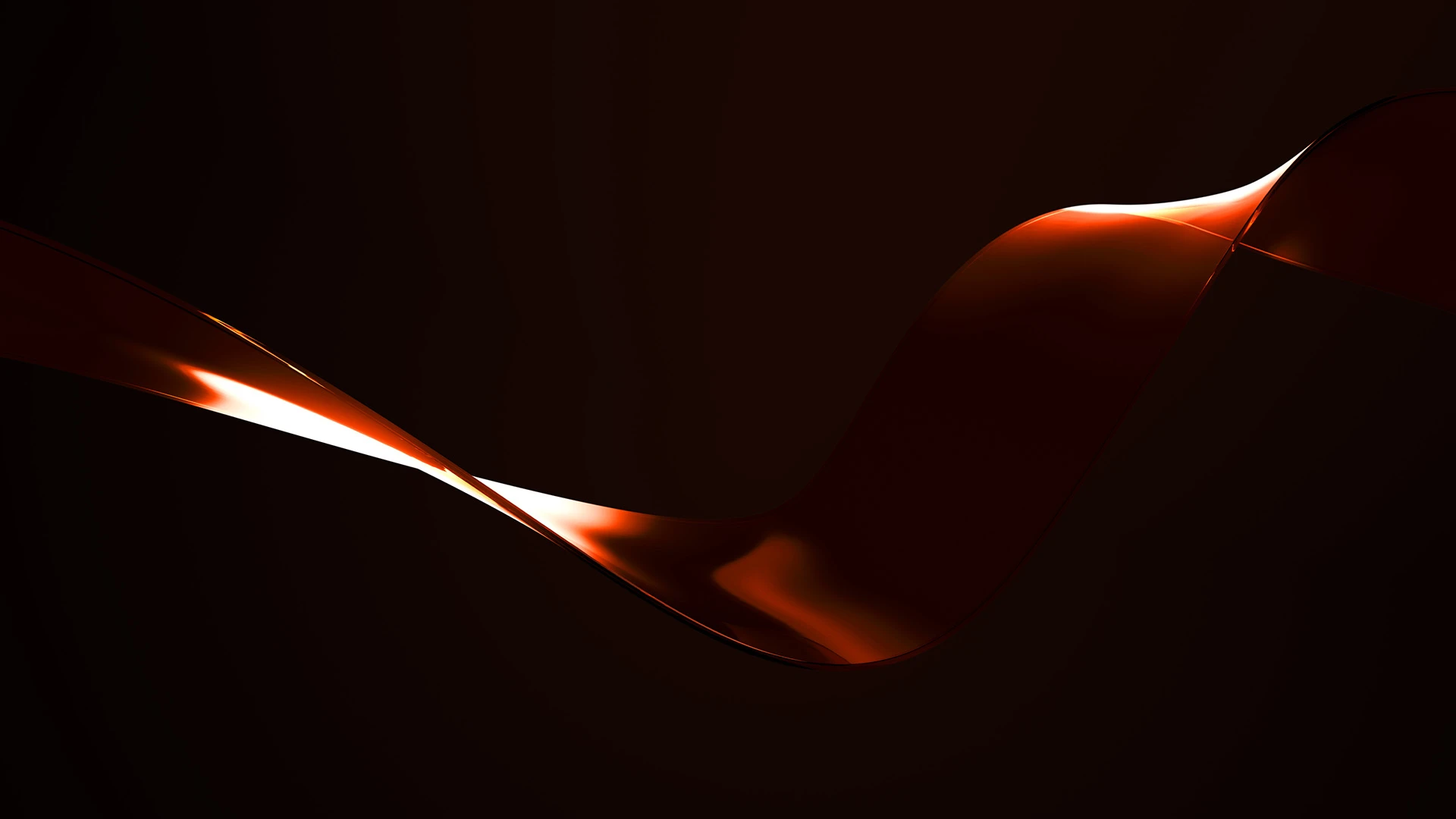 Abstraktes Key Visual in den Corporate Design Farben schwarz und dynamic orange