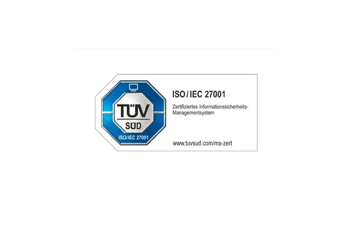 TÜV Siegel des Zertifikates