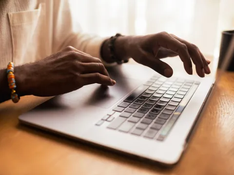 hands-typing