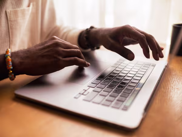hands-typing