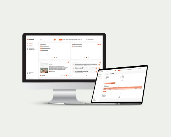 Mock-up Partnerportal W&W 